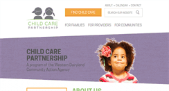 Desktop Screenshot of childcarepartnership.org