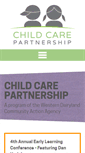 Mobile Screenshot of childcarepartnership.org